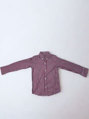3-10 Yaş Erkek Çocuk Gömlek Ve Pantolon İkili Takım-Kareli Uzun Kollu Gömlek+Kot Pantolon