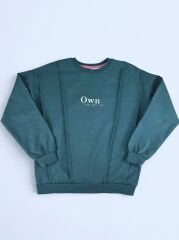 9-12 Yaş Kız Own Who You Are  Baskılı Kız Çocuk Sweat —ANTRESİT