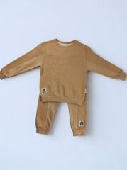 3-6 Yaş Erkek Çocuk  Fitilli (Waffle) Kışlık Takım