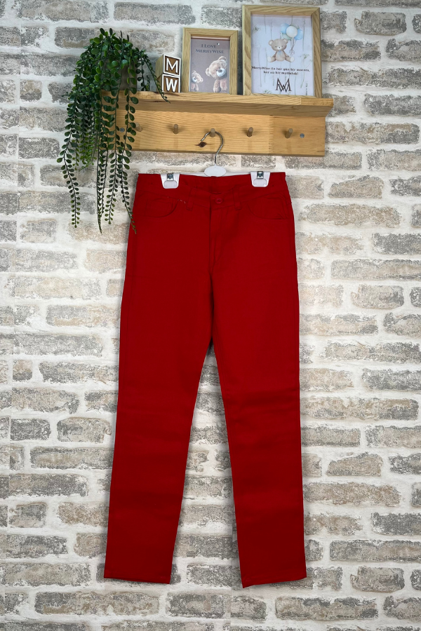 23 Nisan Çocuk Pantolon 5-12 Yaş – Kırmızı Özel Gün Çocuk Pantolonu