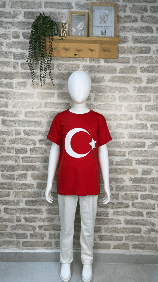 23 Nisan Çocuk Pantolon 9-12 Yaş – Beyaz Özel Gün ve Bayram Pantolonu