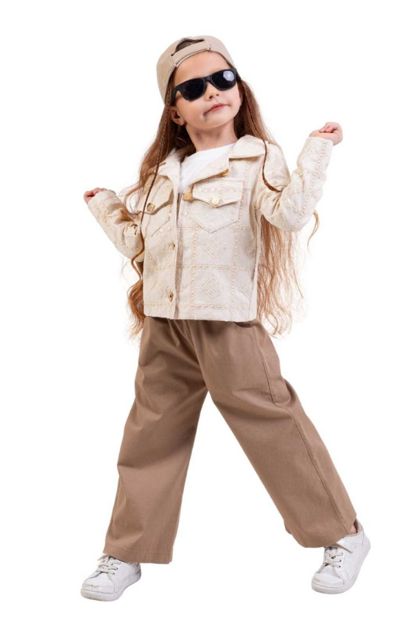 2-5 Yaş Kız Çocuk Takım – Ceket ve Pantolon Model